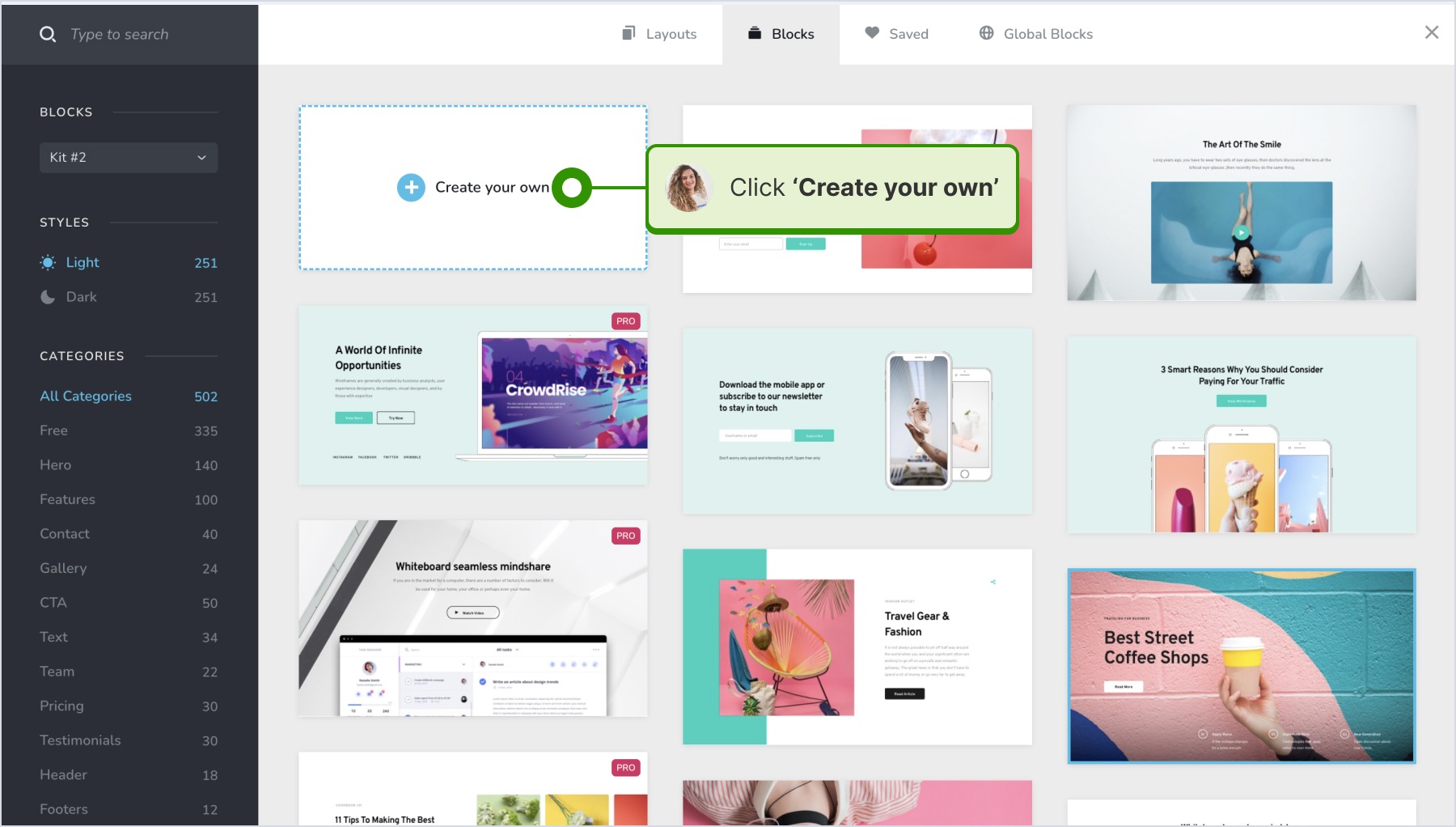 Creating your own block